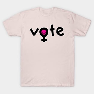 Vote for Womens Rights Female Gender Symbol T-Shirt